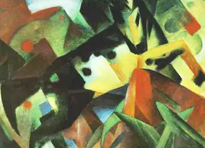 Leaping Horse Franz Marc